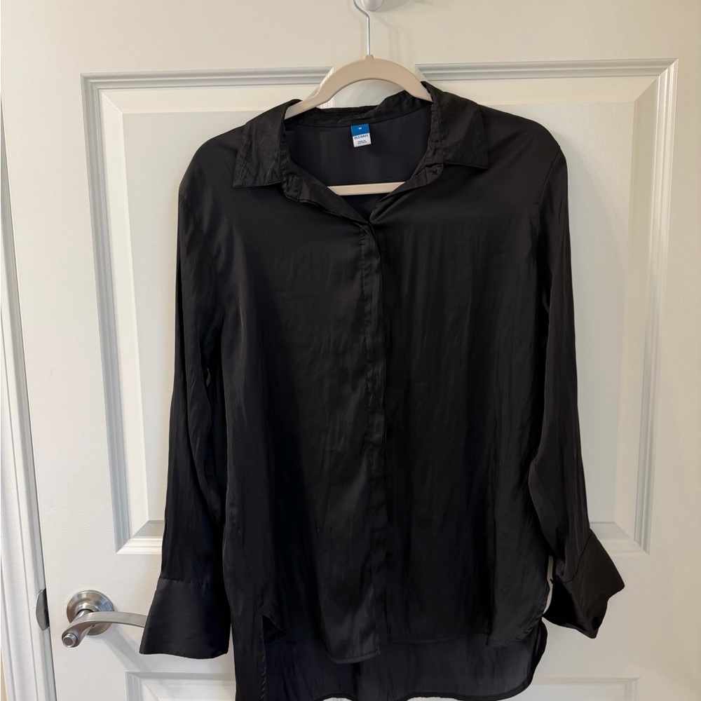Old Navy Charcoal Button-Up Shirt
